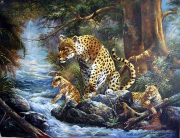 Leopard 28 Ölgemälde